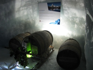 070 Ice Wine aging in a glacier
