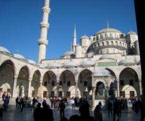 673 Blue Mosque Prayer Entrance