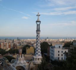 1751 Barcelona from Park Guel