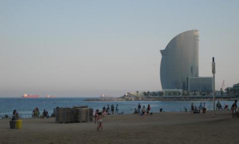 1803 Barcelona Beach